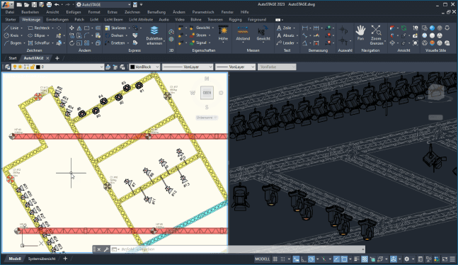 Light 2D and 3D