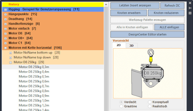 AutoSTAGE – Rigging